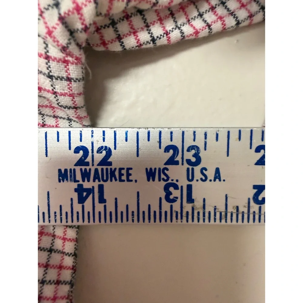 Ralph Lauren‎ Button Down Boys XL 18-20 Red White Plaid Excellent Long Sleeve